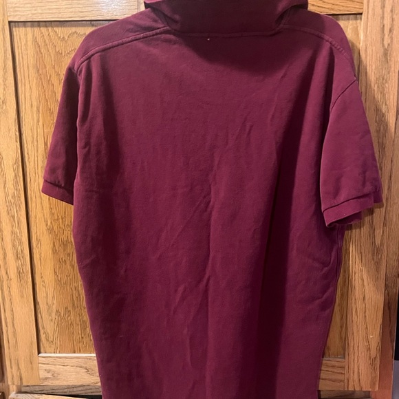A&M Polo by Ralph Lauren Maroon Polo Shirt Sophisticated Comfort - Picture 3 of 4
